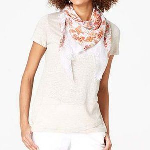 J.Jill Linen T-Shirt in Flax - Size 3X - NWT